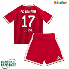 Bayern Munich Michael Olise #17 Replik Heimtrikot Kinder 2026-27 Kurzarm (+ Kurze Hosen)